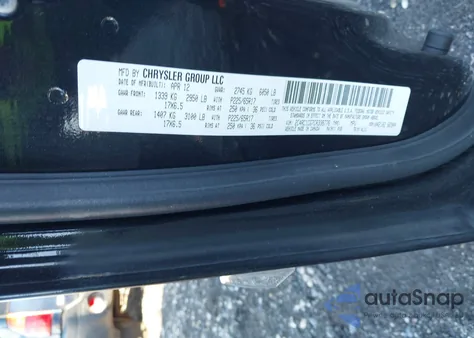 2012 Chrysler Town & Country Touring-L from USA, damaged, VIN 2C4RC1CG7CR338776